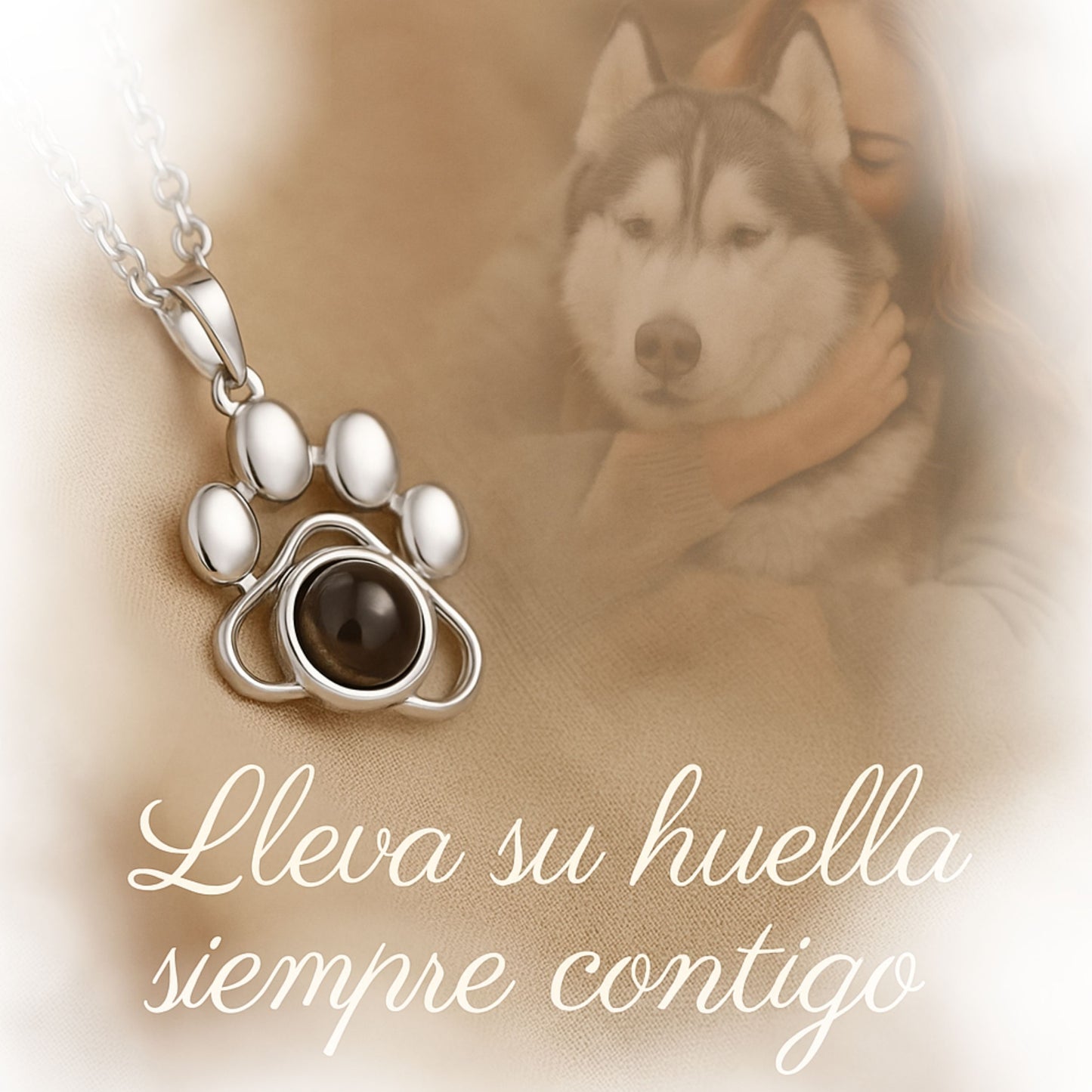 Colgante con foto "Siempre Juntos"